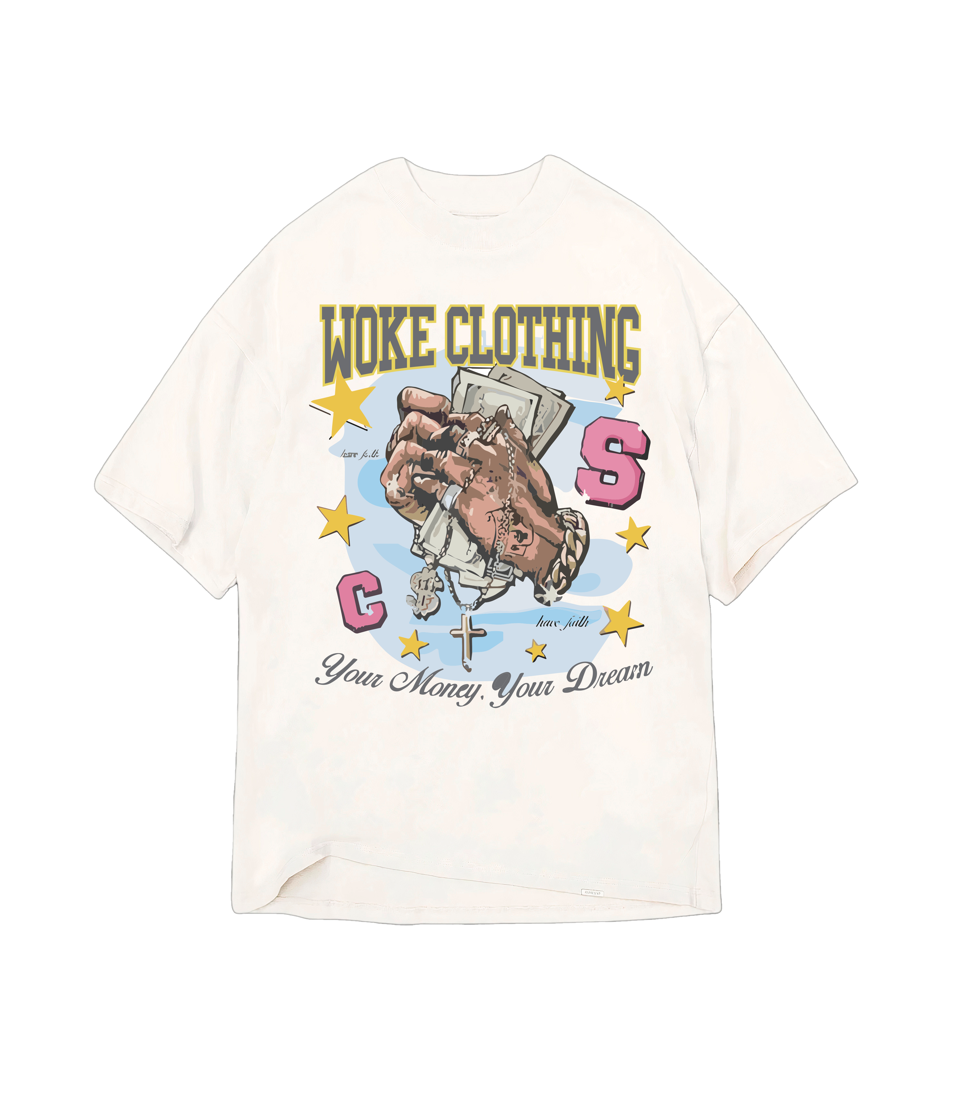 Camiseta Oversized YOUR MONEY