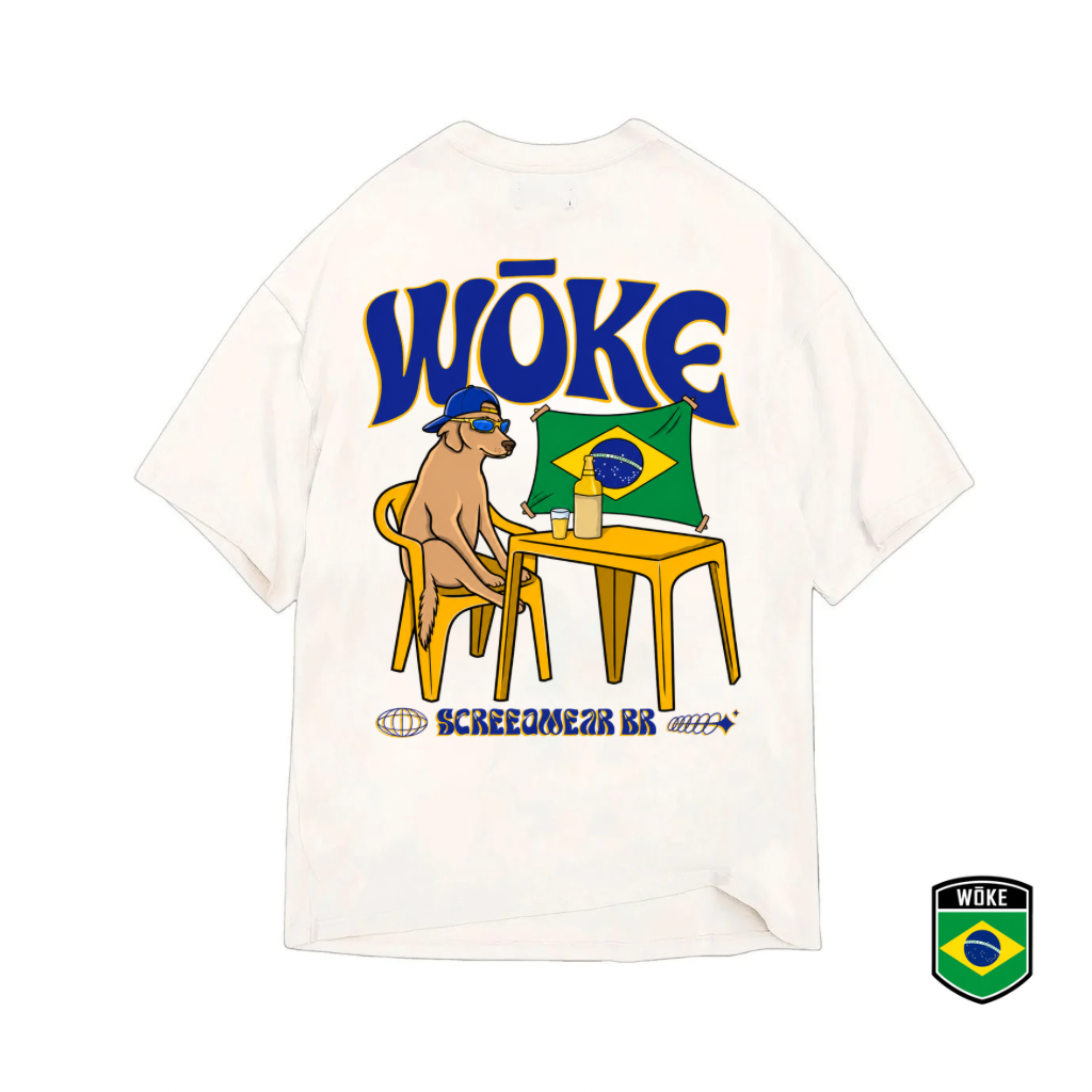 Camiseta Oversized Caramelo Br