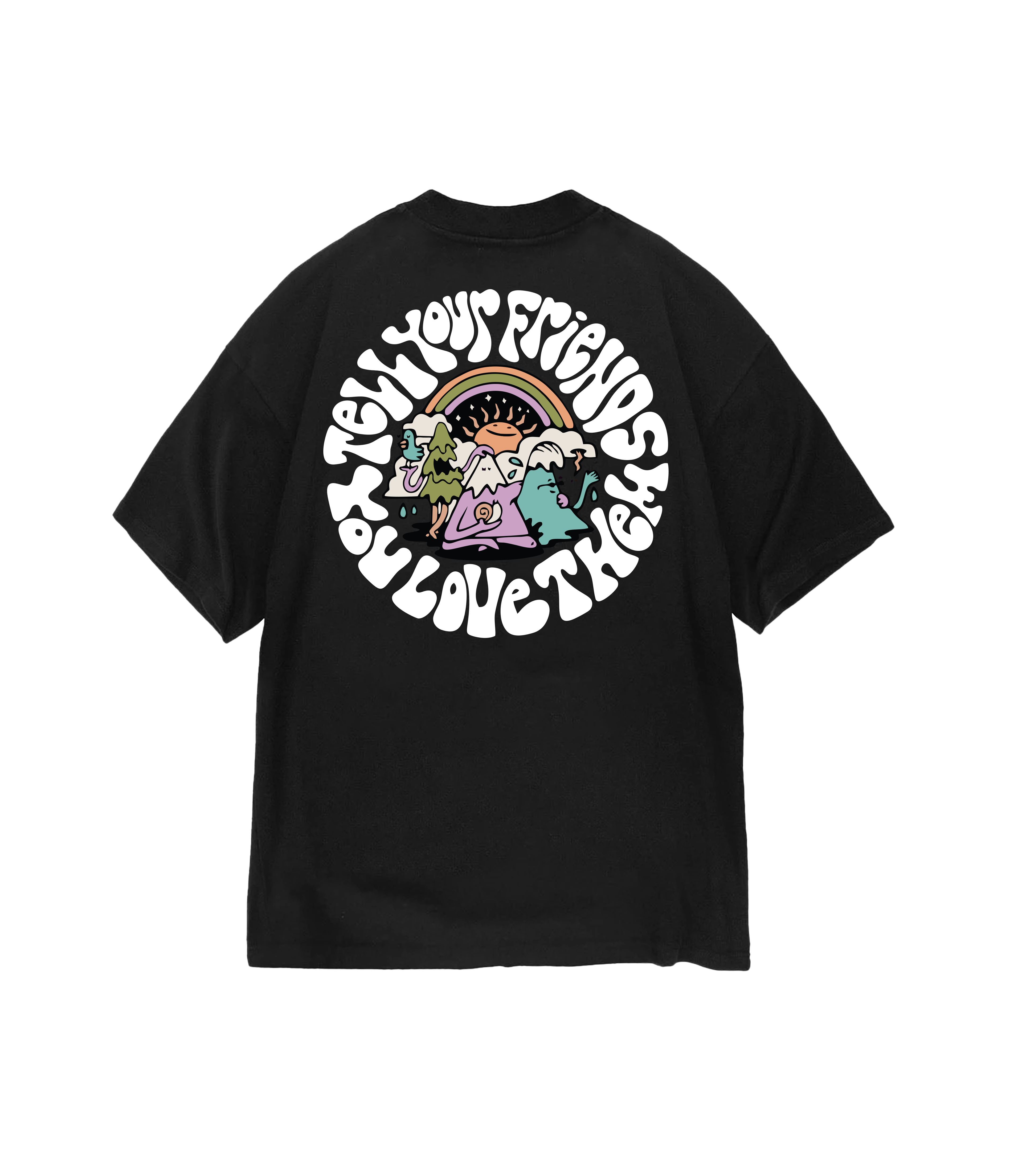 Camiseta Oversized Woke friends