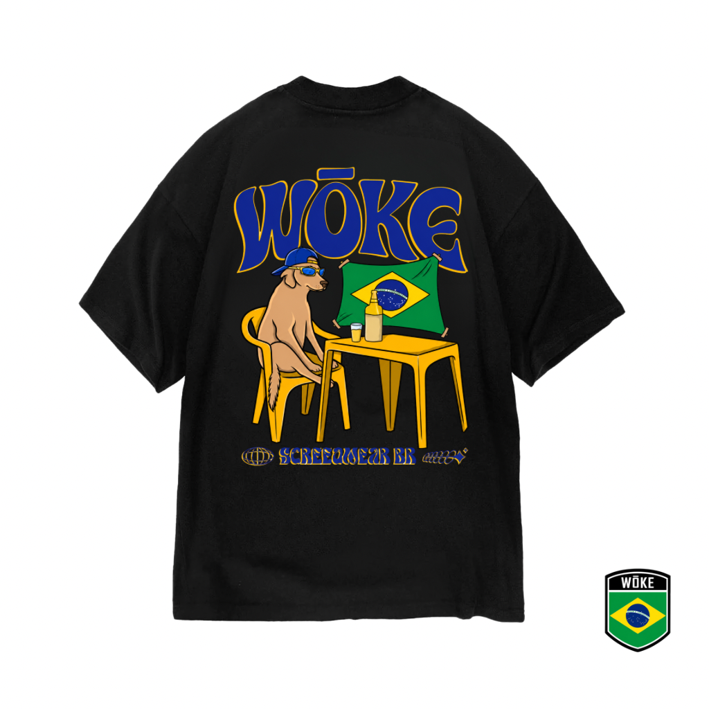 Camiseta Oversized Caramelo Br