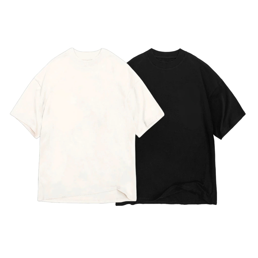 Kit 2 camisetas lisas